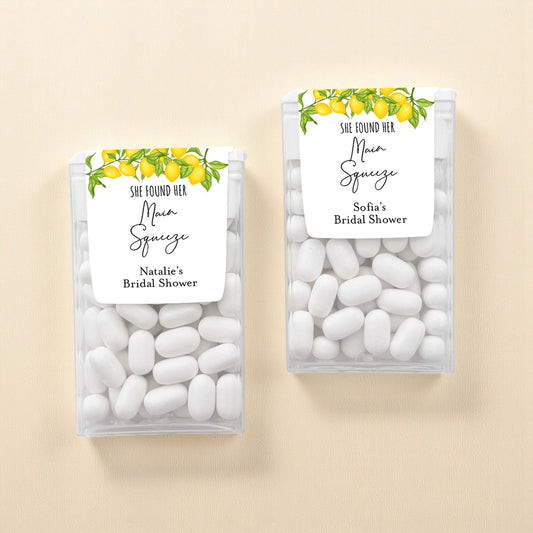 She Found Her Main Squeeze Personalized Tic Tac Mints (Set of 12)