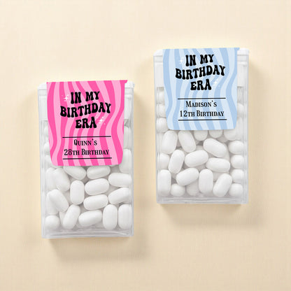 In My Birthday Era Personalized Tic Tac Mints (Set of 12)