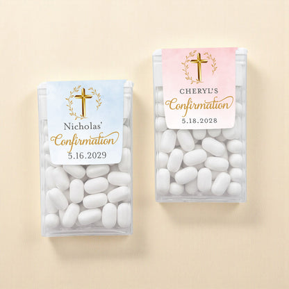 Confirmation Personalized Tic Tac Mints (Set of 12)