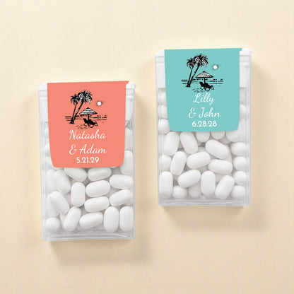 Beach Personalized Tic Tac Mints (Set of 12)