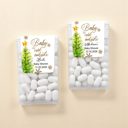 Baby It's Cold Outside Personalized Tic Tac Mints (Set of 12)