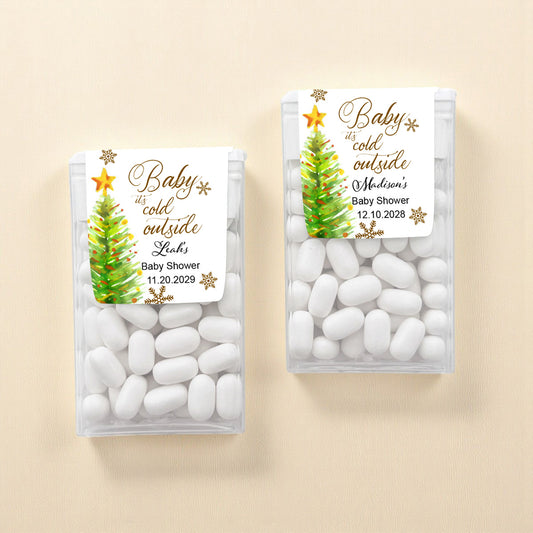Baby It's Cold Outside Personalized Tic Tac Mints (Set of 12)
