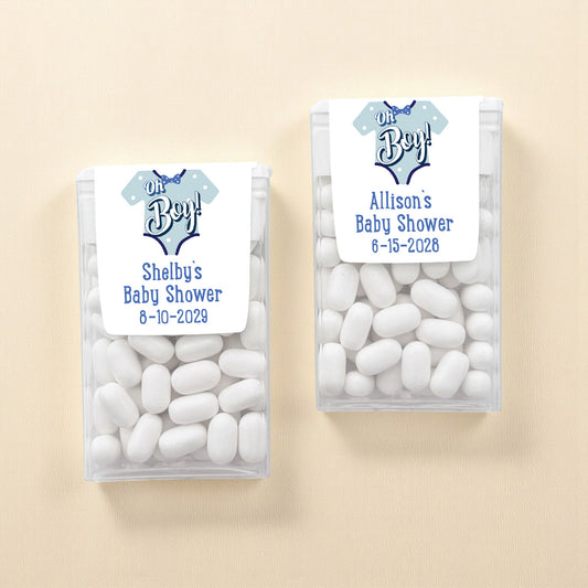 Oh Boy Personalized Tic Tac Mints (Set of 12)