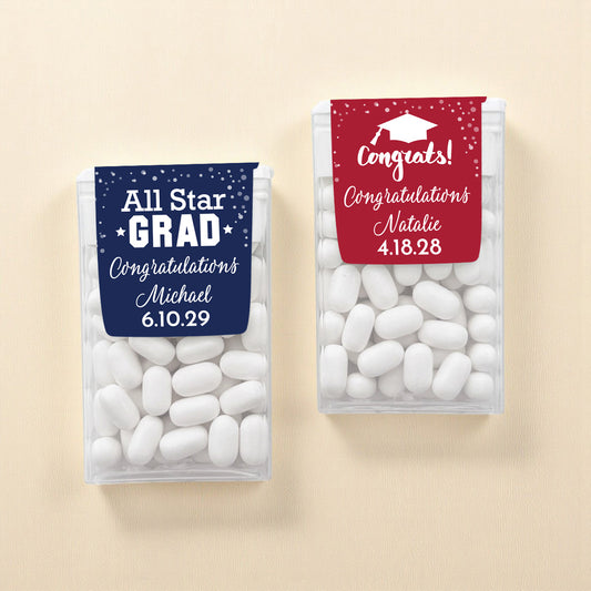 Graduation Personalized Tic Tac Mints (Set of 12)