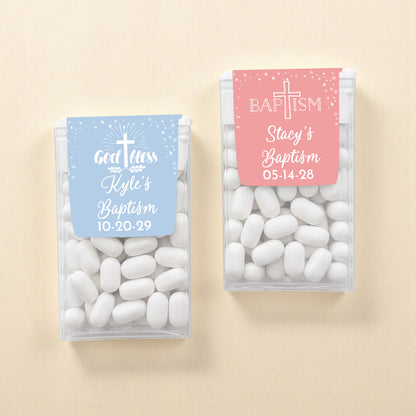 Baptism Personalized Tic Tac Mints (Set of 12)