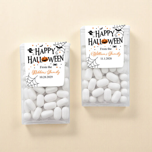 Happy Halloween Personalized Tic Tac Mints (Set of 12)