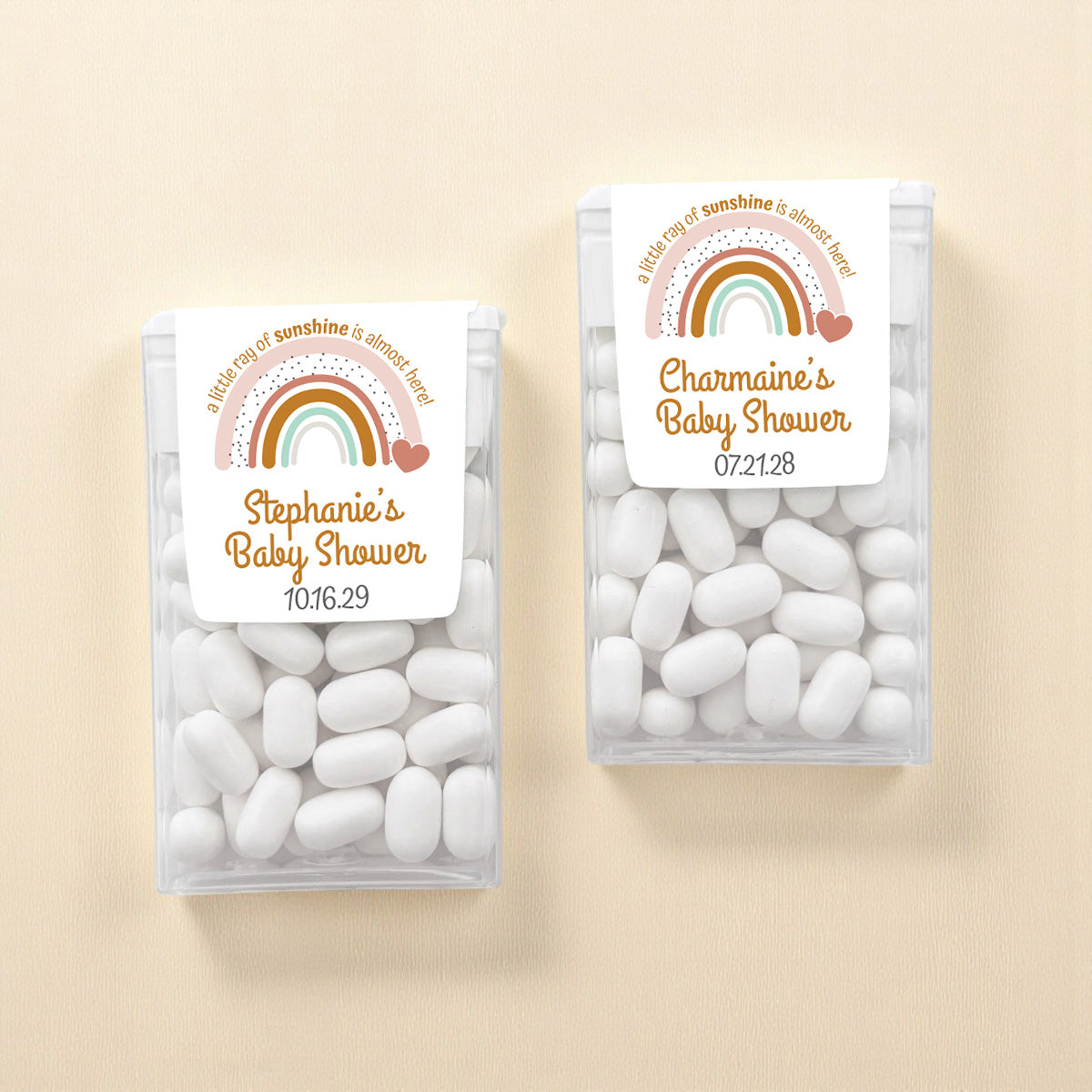 A Little Ray Of Sunshine Personalized Tic Tac Mints (Set of 12)