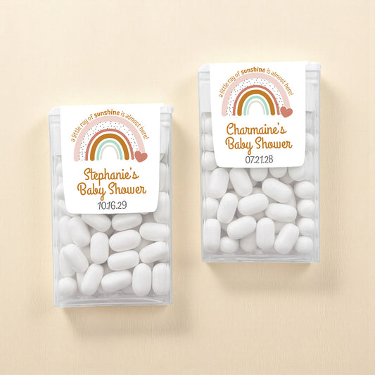 A Little Ray Of Sunshine Personalized Tic Tac Mints (Set of 12)