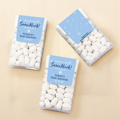 Thank You Snow-Much! Personalized Tic Tac Mints (Set of 12)