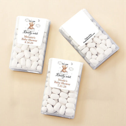 We Can Bearly Wait Personalized Tic Tac Mints (Set of 12)