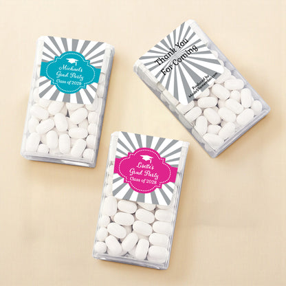 Graduation Cap Personalized Tic Tac Mints (Set of 12)
