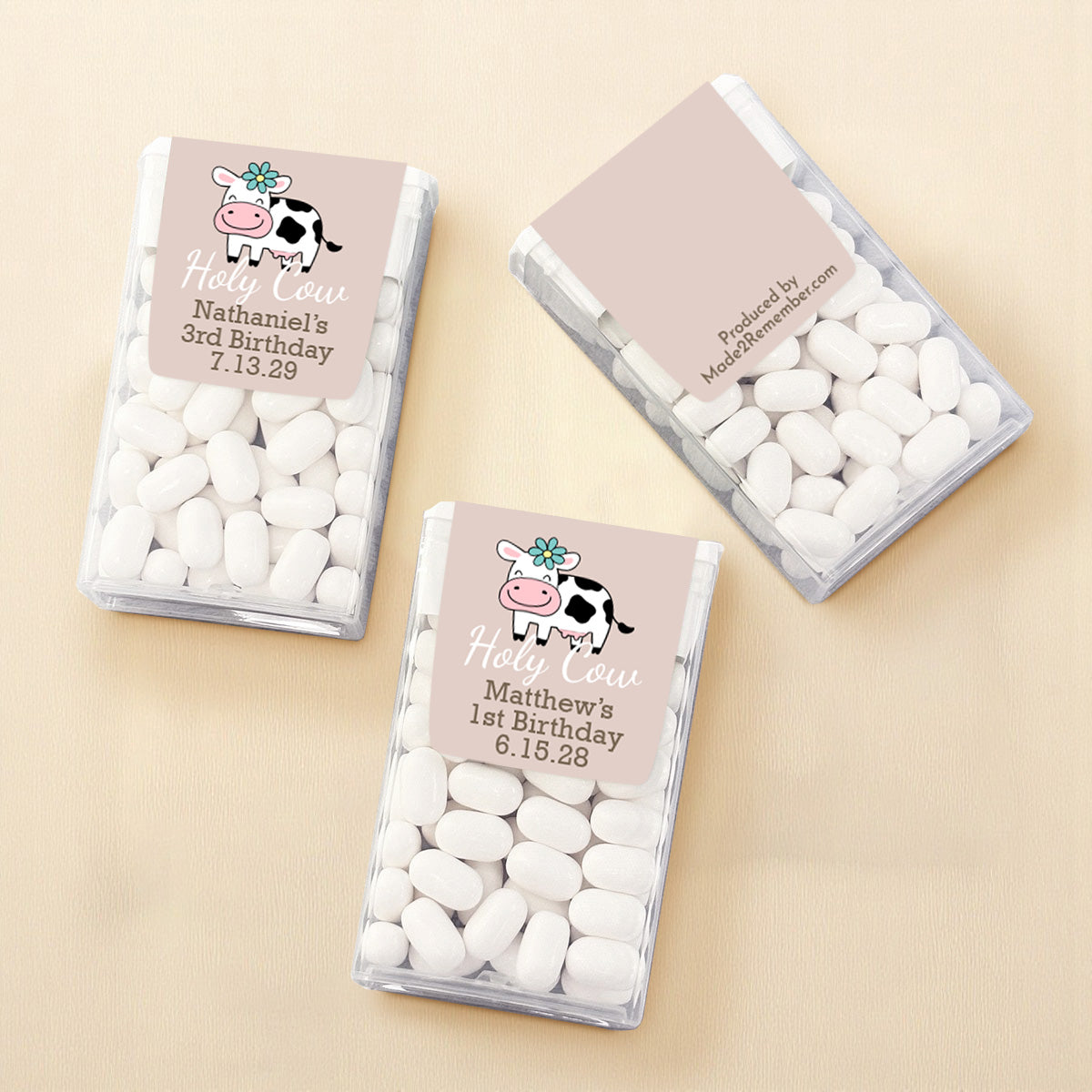 Holy Cow Personalized Tic Tac Mints (Set of 12)