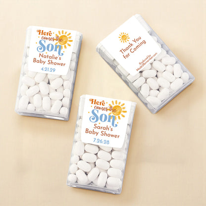 Here Comes The Son Personalized Tic Tac Mints (Set of 12)