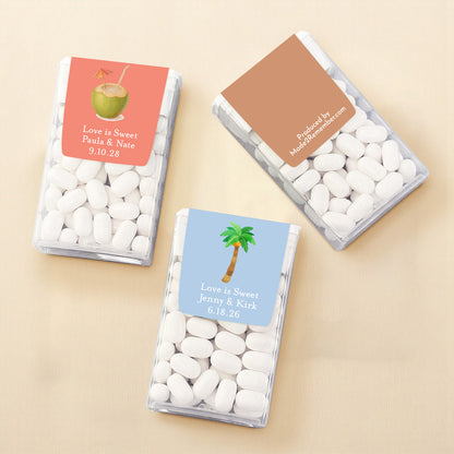 Beach Summer Personalized Tic Tac Mints (Set of 12)