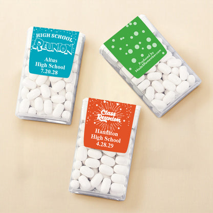 Class Reunion Personalized Tic Tac Mints (Set of 12)