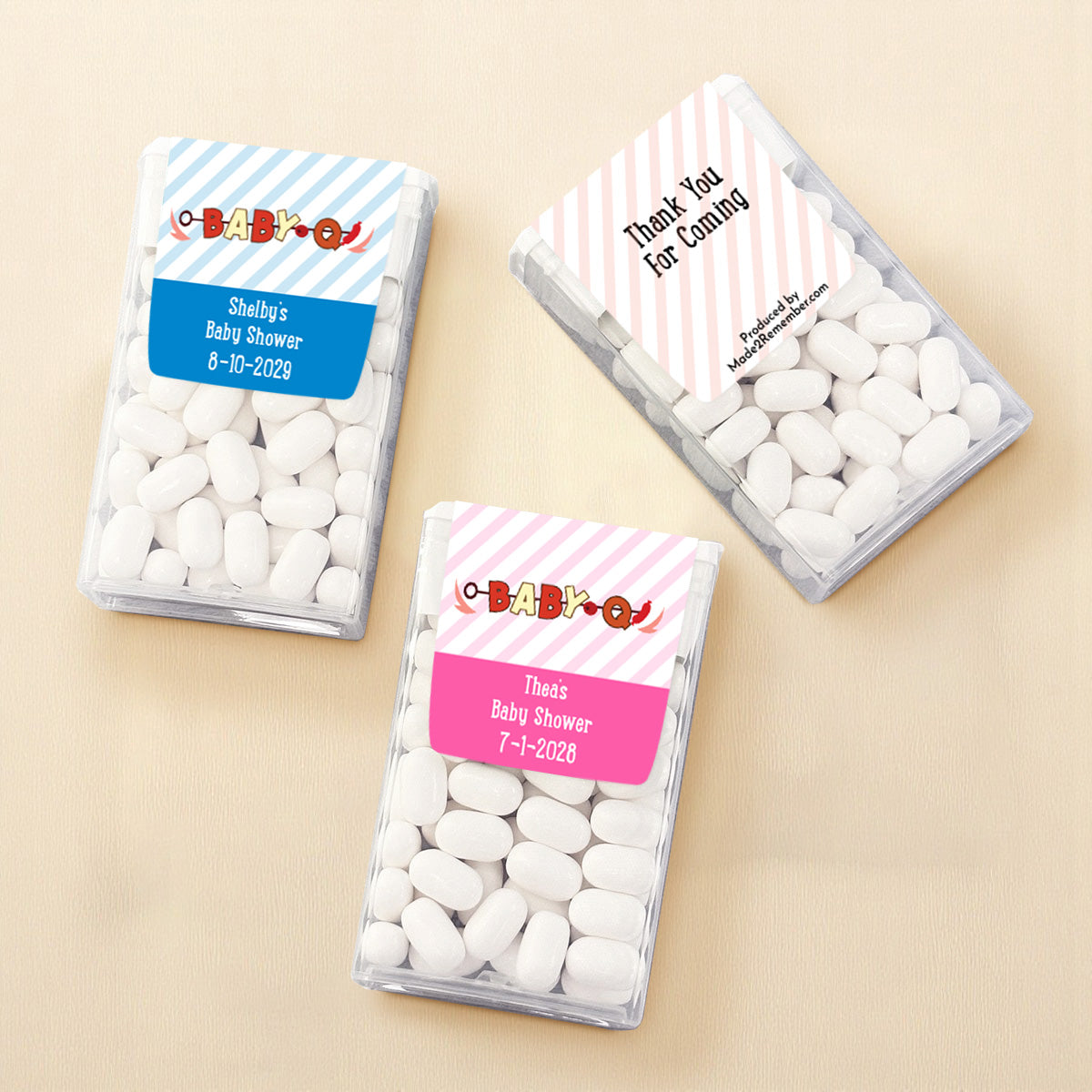 Baby-Q Personalized Tic Tac Mints (Set of 12)