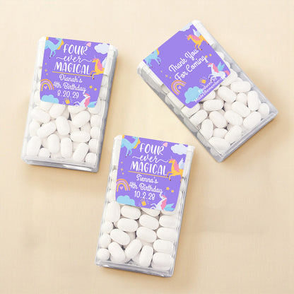 Four-Ever Magical Personalized Tic Tac Mints (Set of 12)