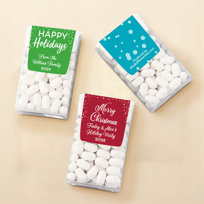Holiday Personalized Tic Tac Mints (Set of 12)