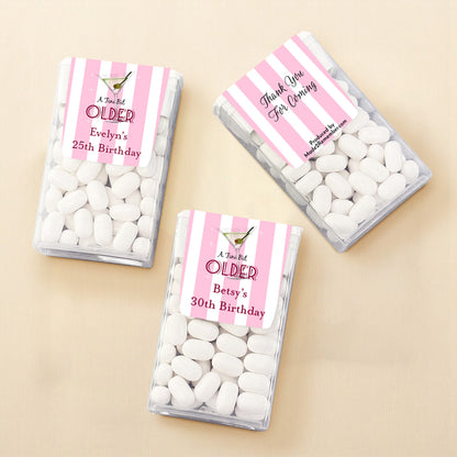 A Tini Bit Older Personalized Tic Tac Mints (Set of 12)