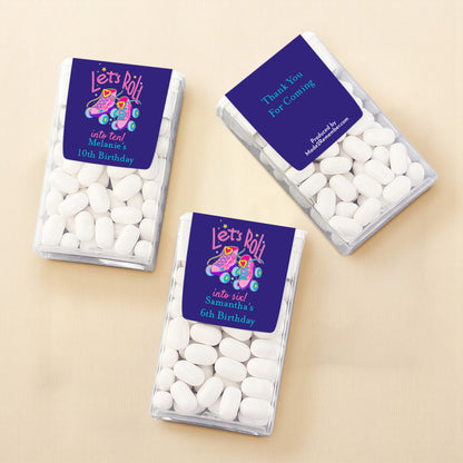 Let's Roll Into Birthday Personalized Tic Tac Mints (Set of 12)