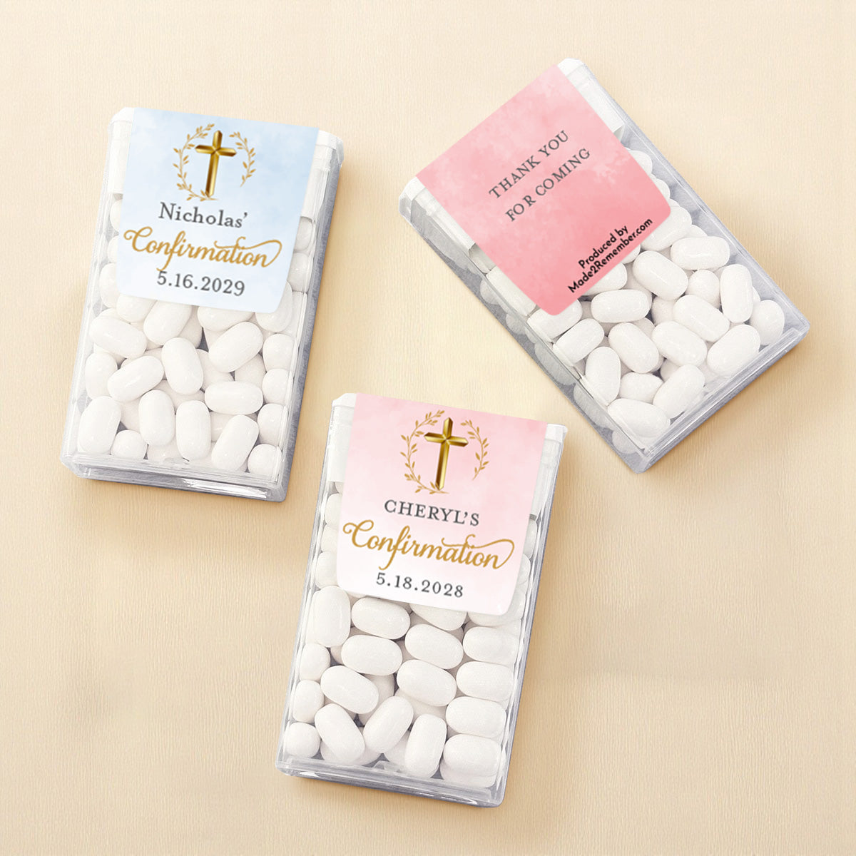 Confirmation Personalized Tic Tac Mints (Set of 12)