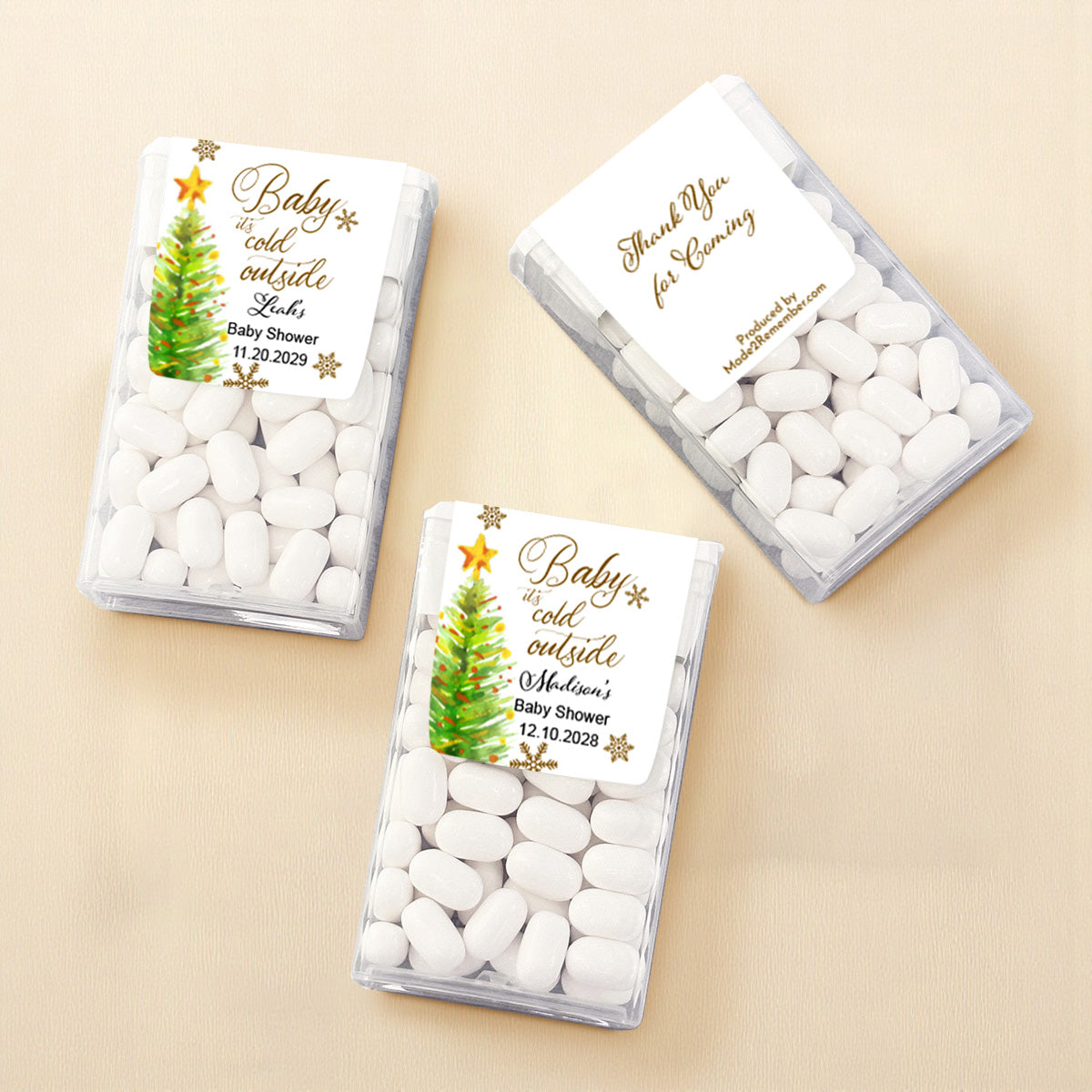 Baby It's Cold Outside Personalized Tic Tac Mints (Set of 12)