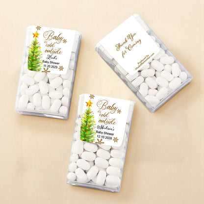 Baby It's Cold Outside Personalized Tic Tac Mints (Set of 12)