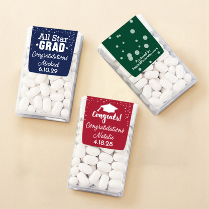 Graduation Personalized Tic Tac Mints (Set of 12)