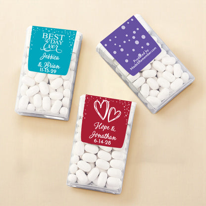 Wedding Personalized Tic Tac Mints (Set of 12)