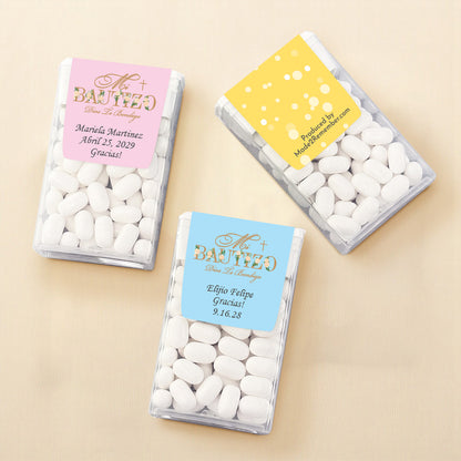 Mi Bautizo Personalized Tic Tac Mints (Set of 12)