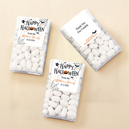 Happy Halloween Personalized Tic Tac Mints (Set of 12)