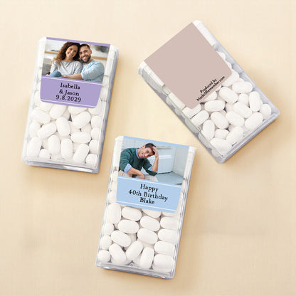 Classic Photo Personalized Tic Tac Mints (Set of 12)