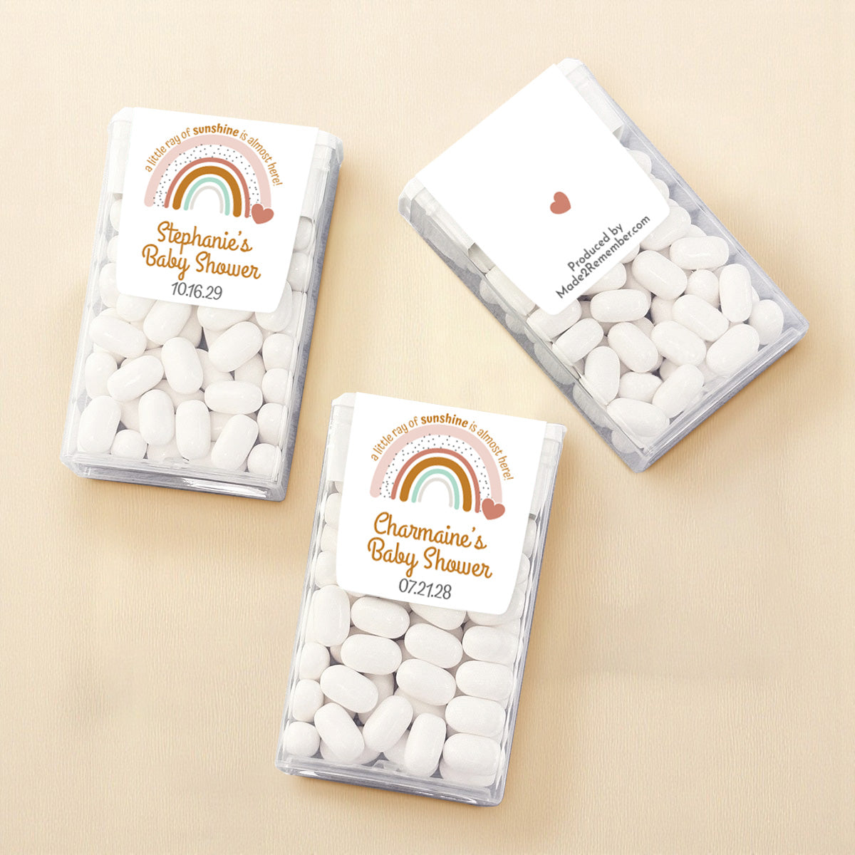 A Little Ray Of Sunshine Personalized Tic Tac Mints (Set of 12)