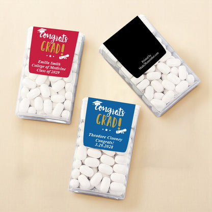 Congrats Grad Personalized Tic Tac Mints (Set of 12)