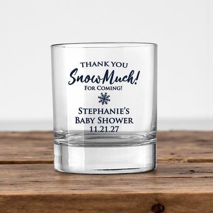 Thank You Snow-Much! Personalized Votive Shot Glass (Set of 24)