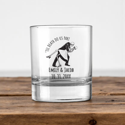 Til Death Do Us Part Personalized Votive Shot Glass (Set of 24)