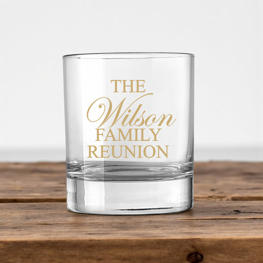 Family Reunion Personalized Votive Shot Glass (Set of 24)