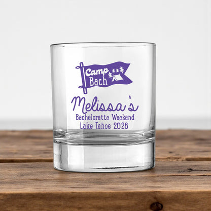 Camp Bach Personalized Votive Shot Glass (Set of 24)