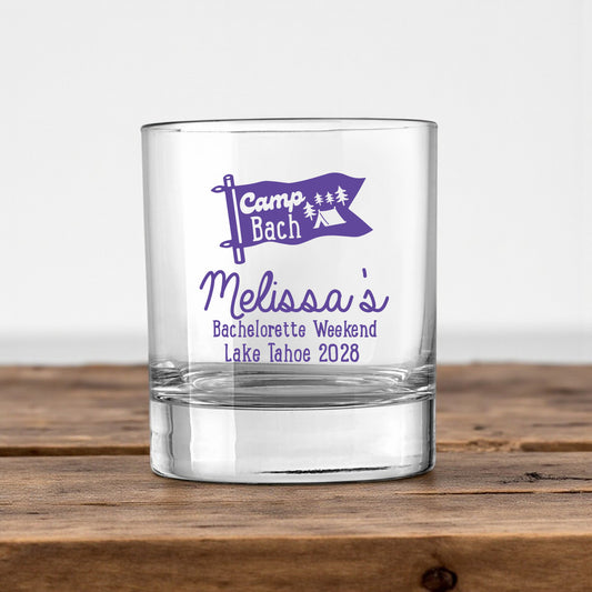 Camp Bach Personalized Votive Shot Glass (Set of 24)