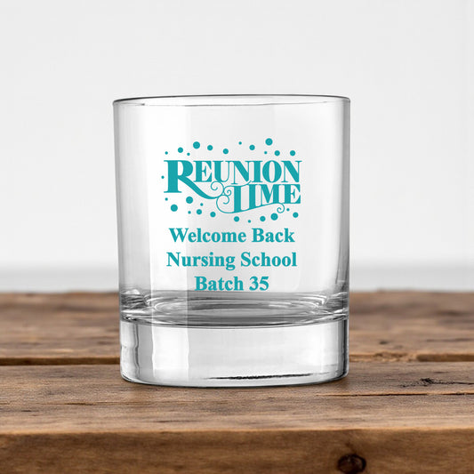 Class Reunion Personalized Votive Shot Glass (Set of 24)