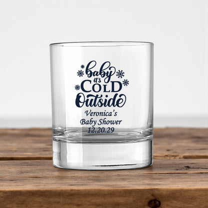 Baby It's Cold Outside Personalized Votive Shot Glass (Set of 24)