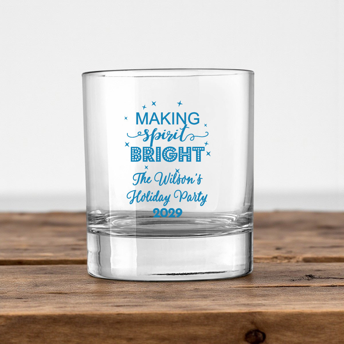 Holiday Personalized Votive Shot Glass (Set of 24)
