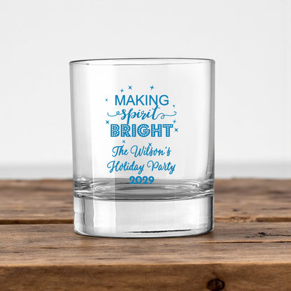 Holiday Personalized Votive Shot Glass (Set of 24)