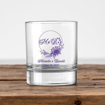 Sunflower Personalized Votive Shot Glass (Set of 24)