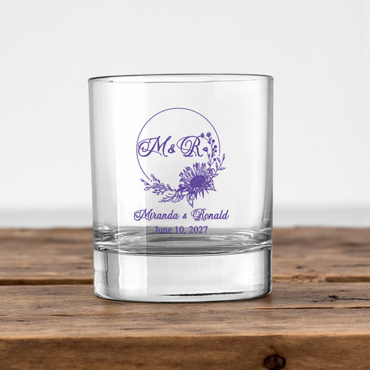 Sunflower Personalized Votive Shot Glass (Set of 24)