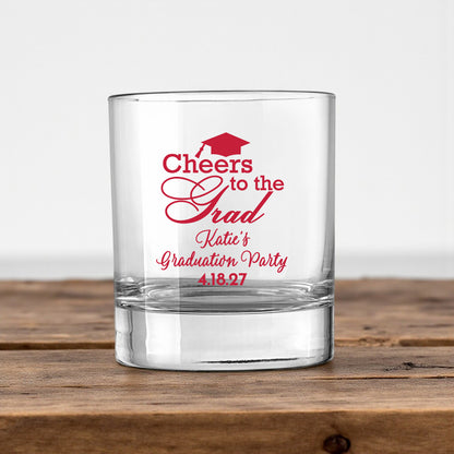 Graduation Personalized Votive Shot Glass (Set of 24)