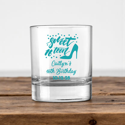 Sweet 16 Personalized Votive Shot Glass (Set of 24)