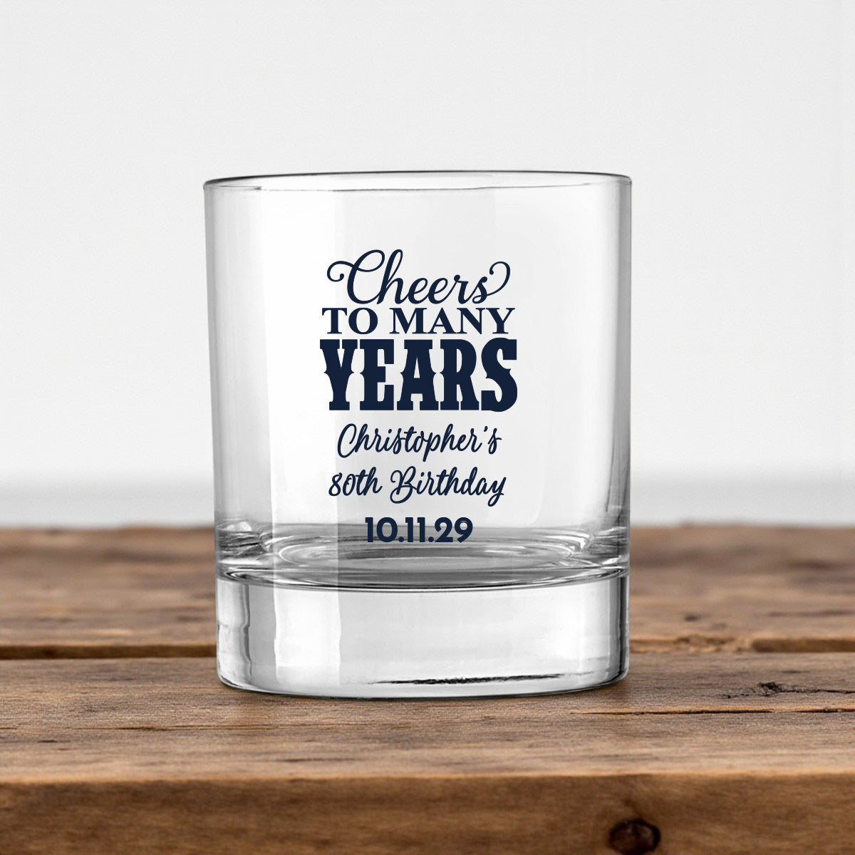 Adult Birthday Personalized Votive Shot Glass (Set of 24)