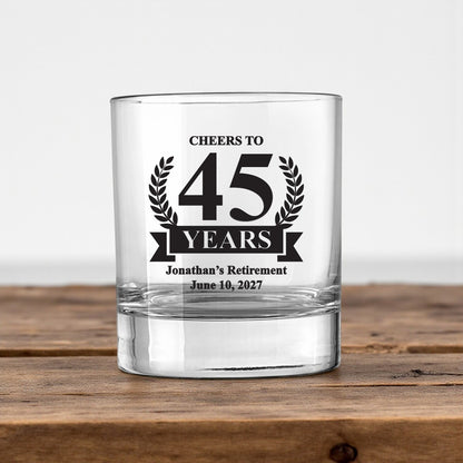 Cheers To Years Personalized Votive Shot Glass (Set of 24)
