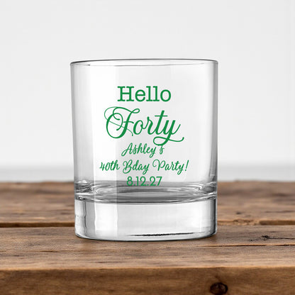 Baby Elephant Personalized Votive Shot Glass (Set of 24)